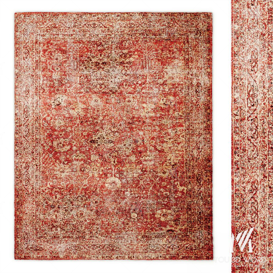 Almira Hand-Knotted Wool Rug RH
